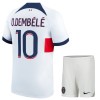 Oficiální Fotbalový Dres Paris Saint-Germain Dembele 10 Hostující 2023-24 pro Děti